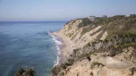 ブロック島の絶壁の美しい眺め