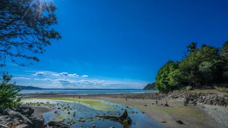 A gorgeous day at Des Moines Beach