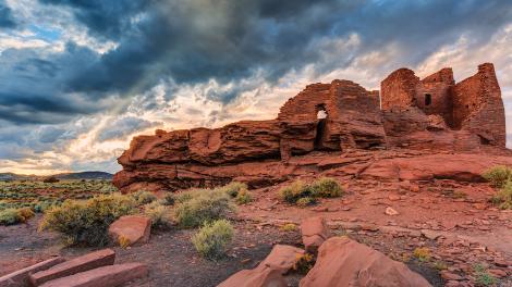 Wupatki National Monument, one of the "7 Wonders" of Flagstaff, Arizona