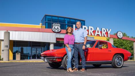 Visita el Route 66 Museum (Museo de la Ruta 66) en Laclede County Library (Biblioteca del Condado Laclede) de Lebanon
