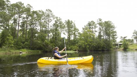Kayaking in Northshore, Louisiana