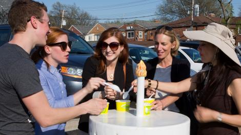 Crema inglesa en Drewes, en St. Louis