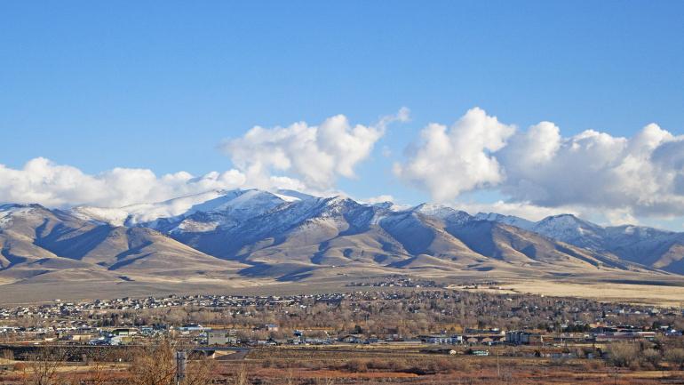 Winnemucca, Nevada aus der Vogelperspektive