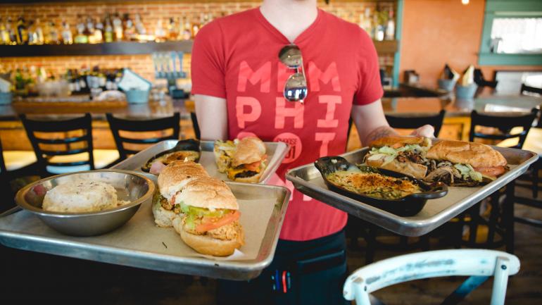 Always the best po’ boys at the Second Line in Overton Square