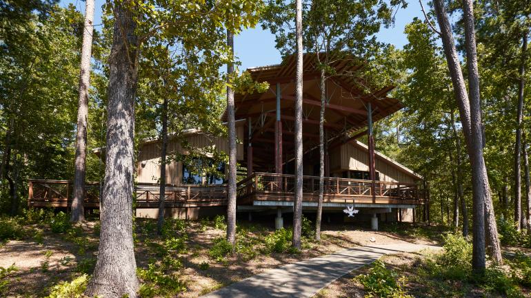 Cabins provide spacious accommodations in South Toledo Bend State Park near Anacoco