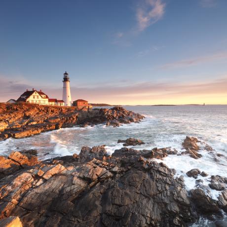 Portland Head Light in Cape Elizabeth, Maine