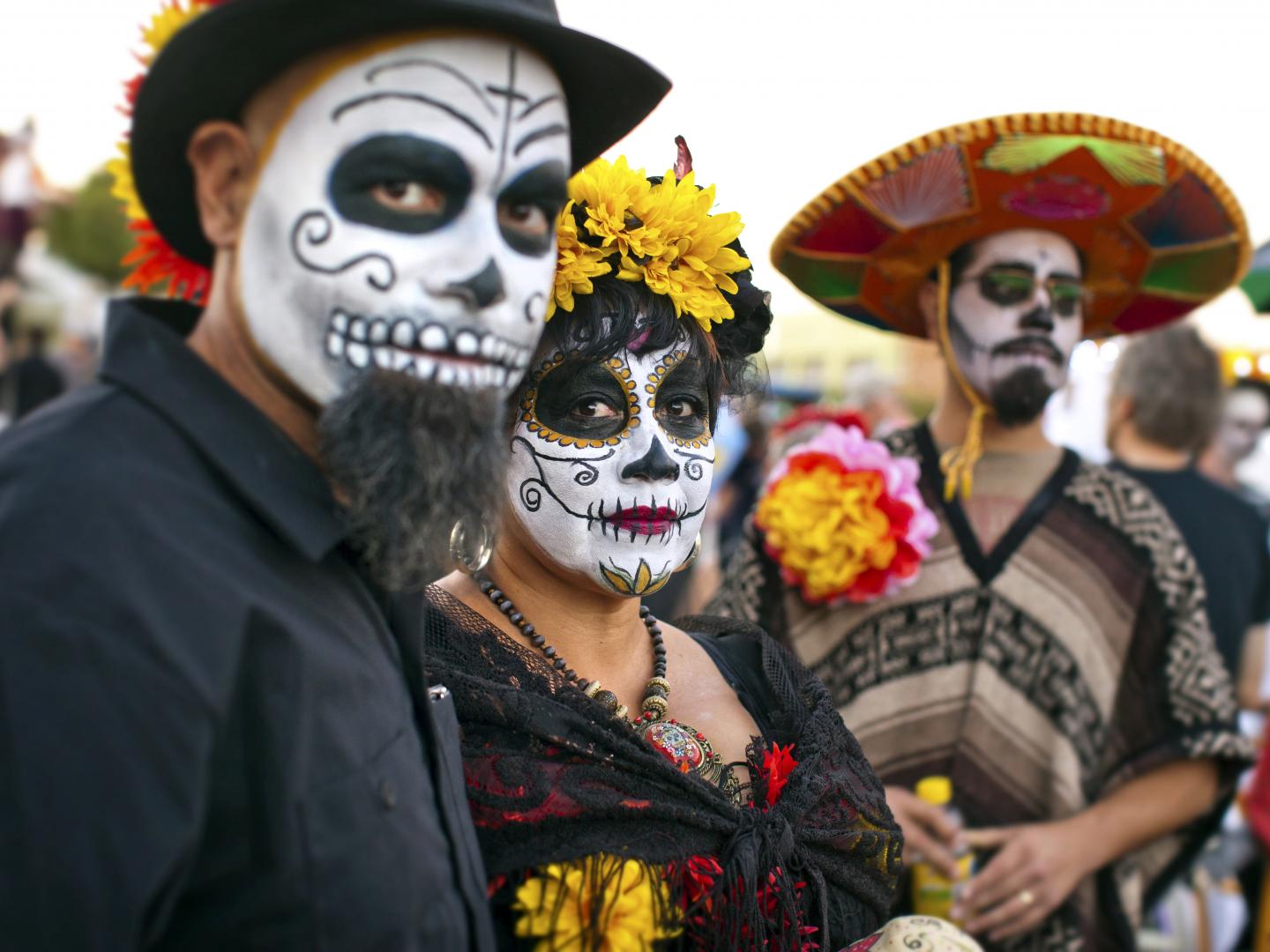 Sugar skulls at All Souls Procession Weekend 
