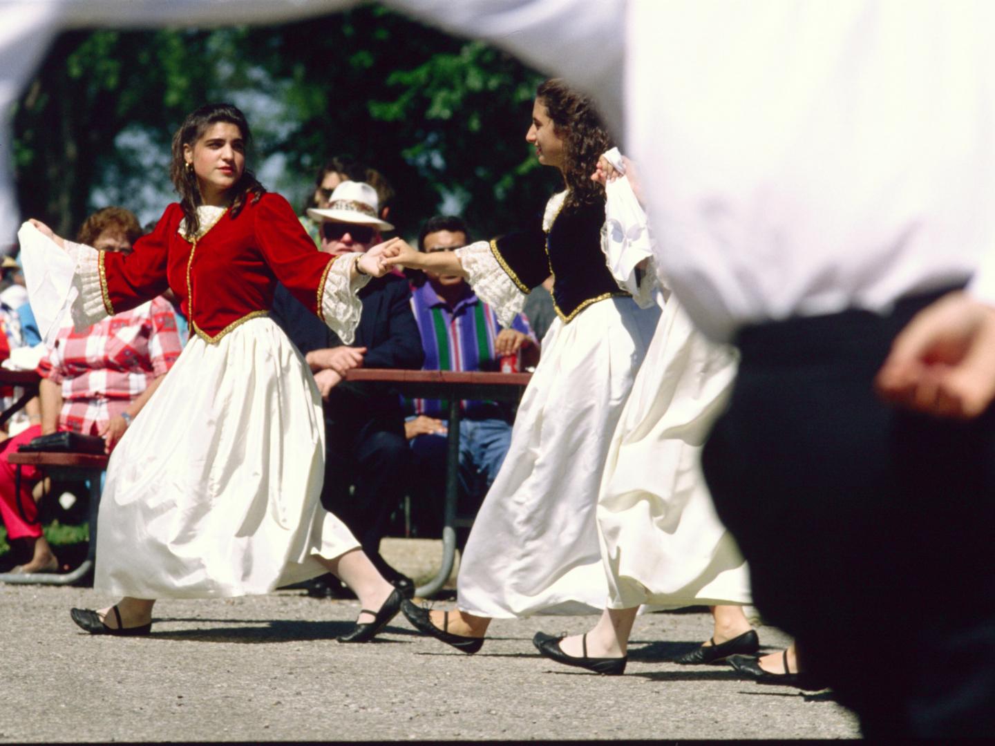 Traditional dance and costumes at the Rochester Greek Festival
