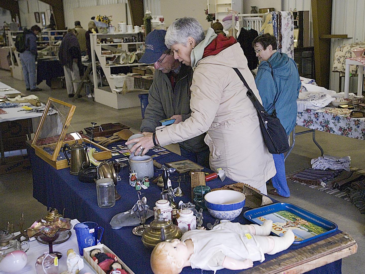 Hunting for antiques at the Gold Rush Antique Show and Market