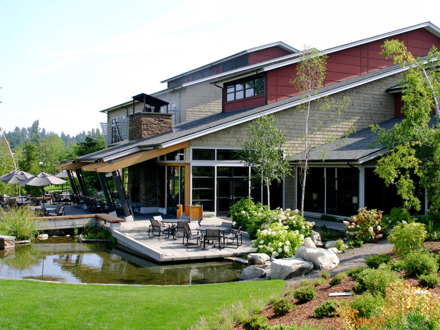 Exterior of Cedarbrook Lodge, home of the Winter Truffle Festival