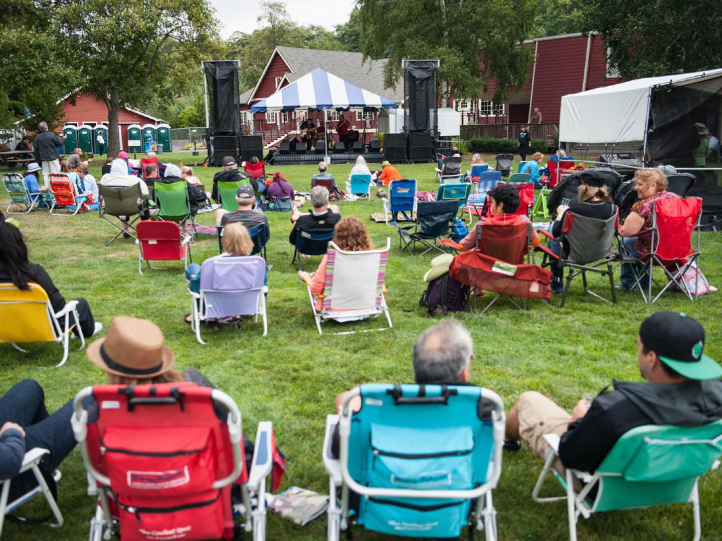 Listening to the blues at the Poverty Bay Blues & Brews Festival