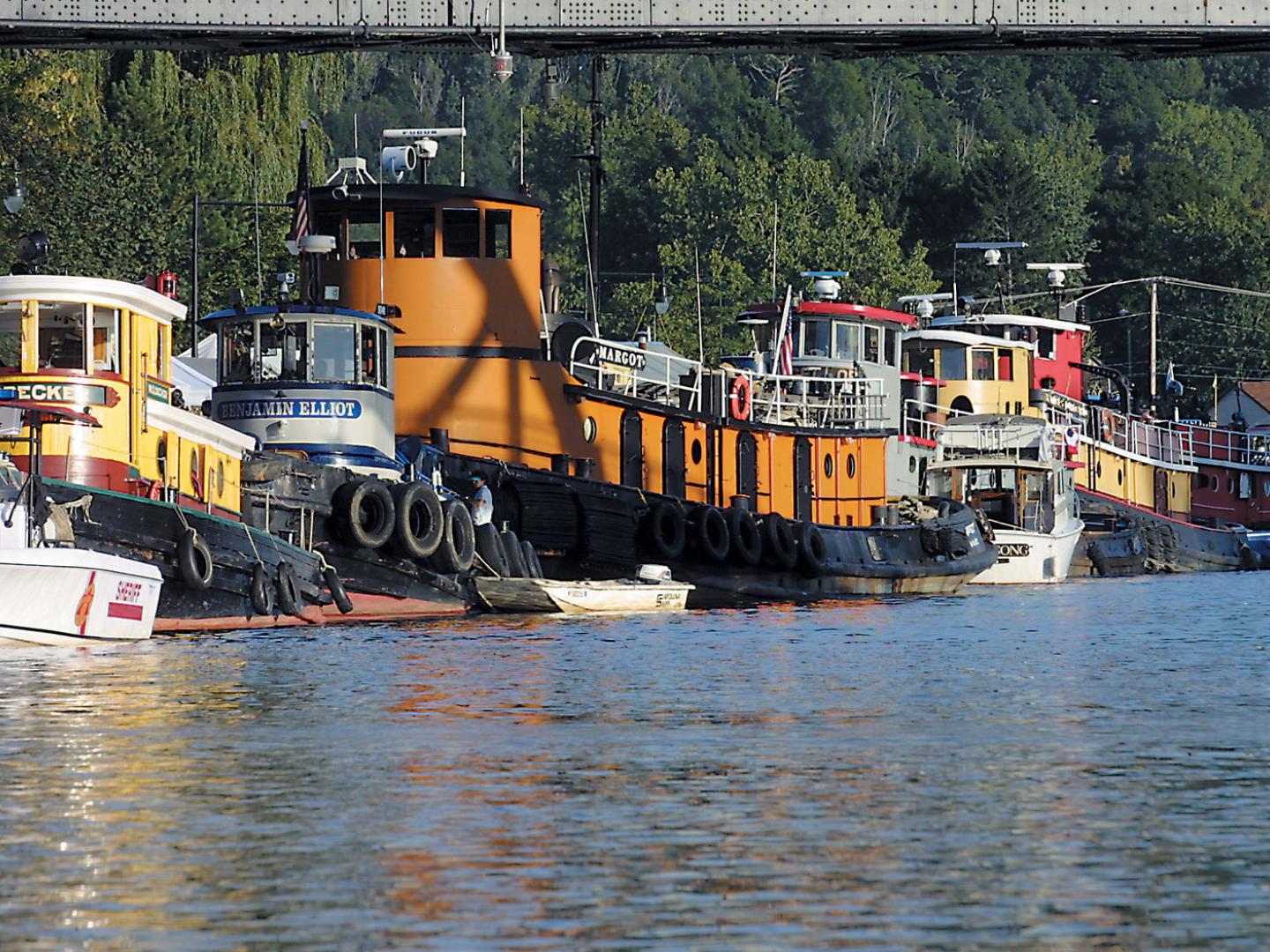 Tugboat Roundup’s cluster of boats