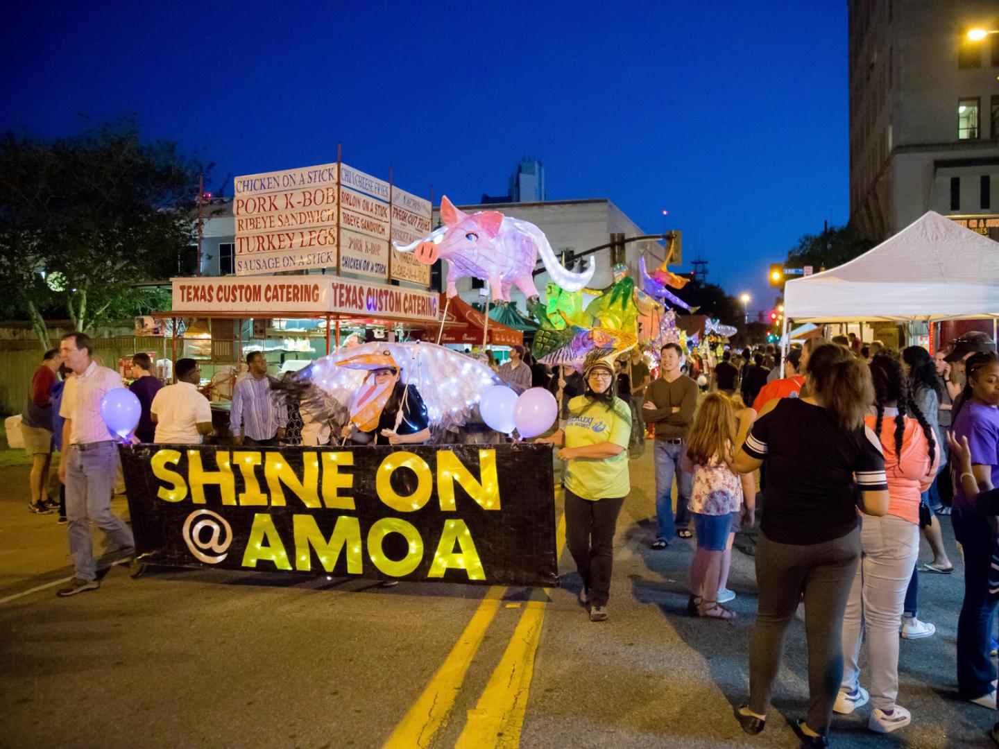 The parade at Alex River Fete