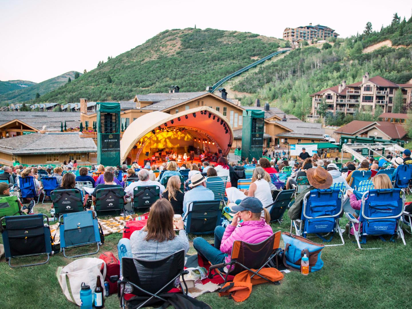 Catching a show during Park City’s Deer Valley Music Festival