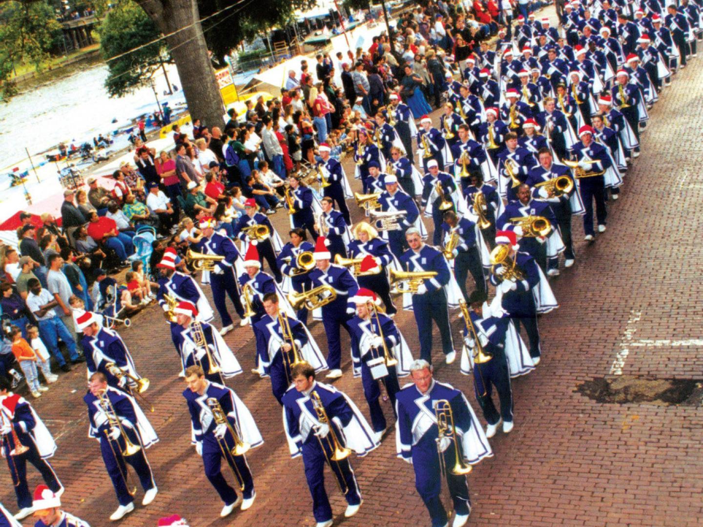 Parade during the Natchitoches Christmas Festival