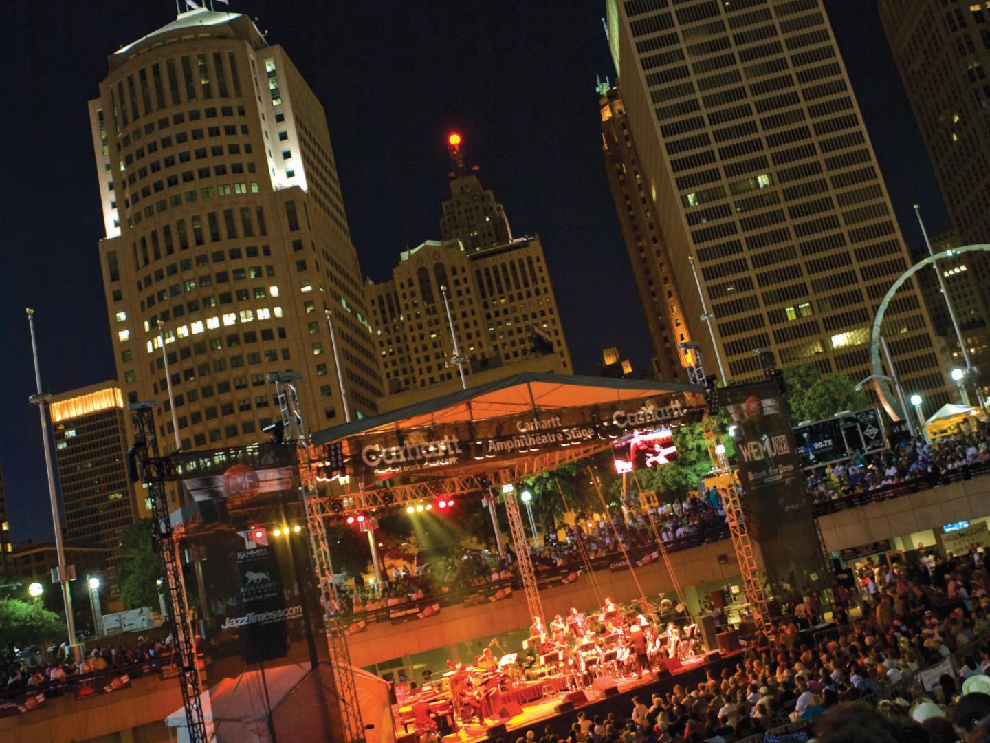 Music under the stars at the Detroit Jazz Festival