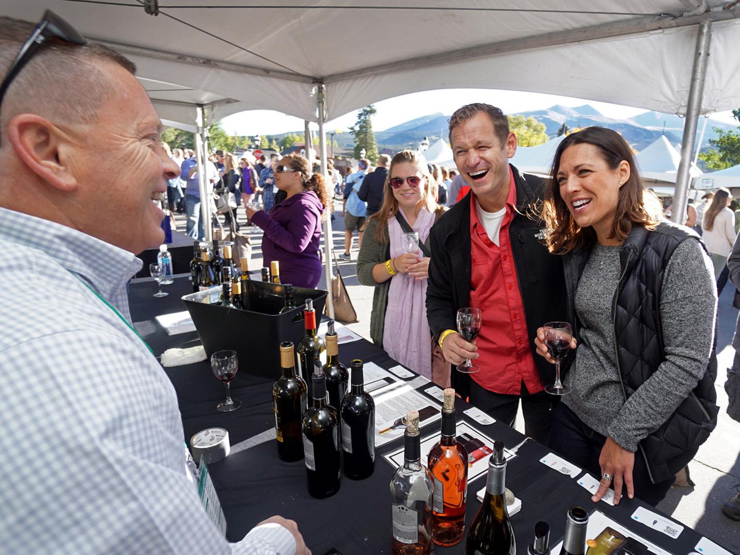 Talking to the experts at the Breckenridge Wine Classic