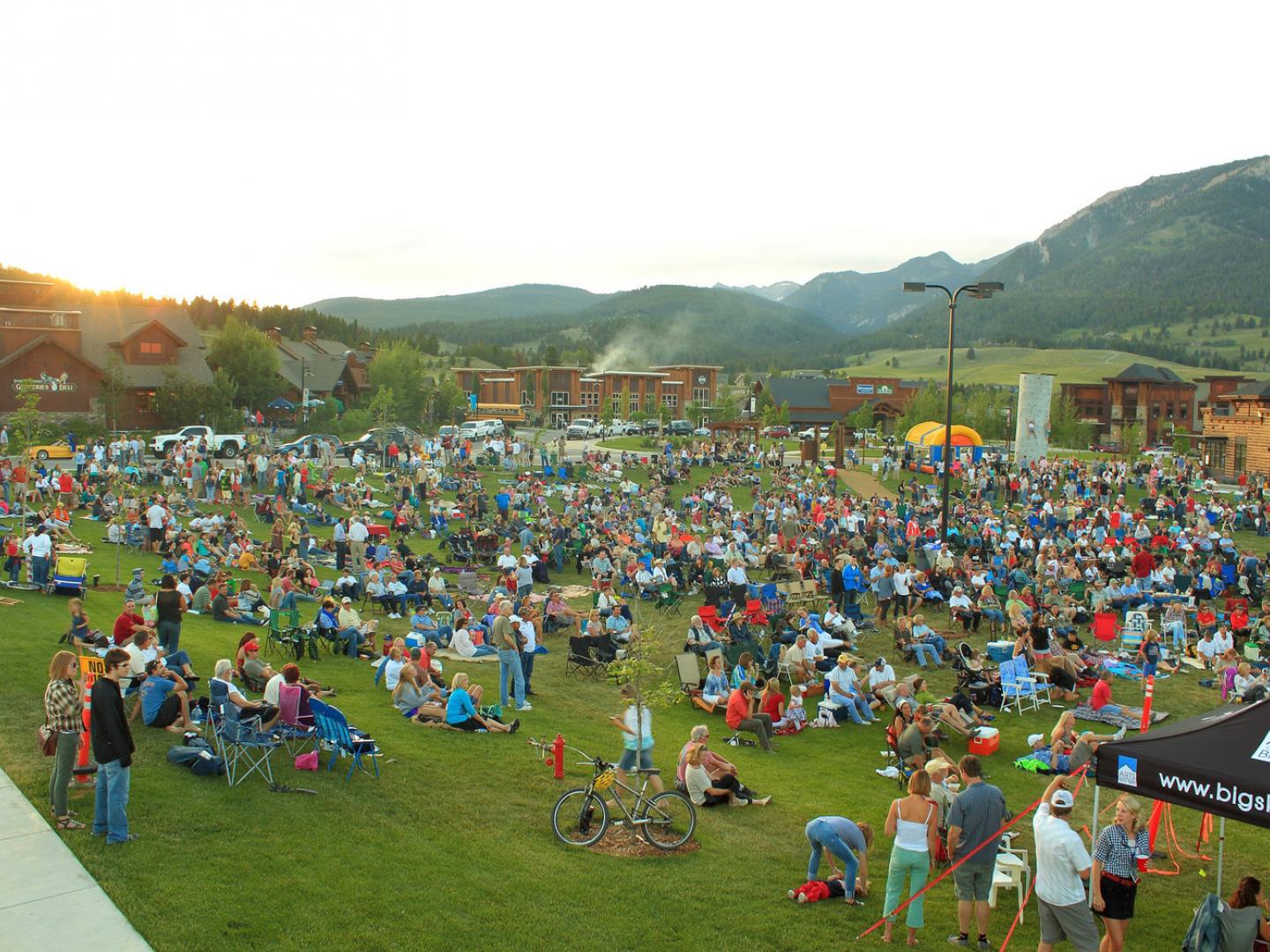 Music with a mountain view during Big Sky's Music in the Mountains concert series