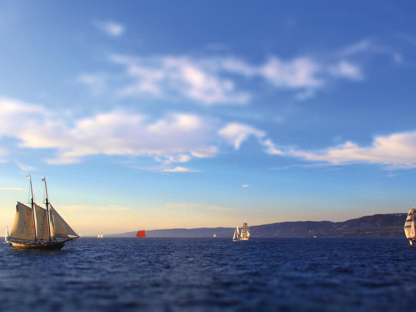 The annual Tall Ships Festival in Dana Point, California