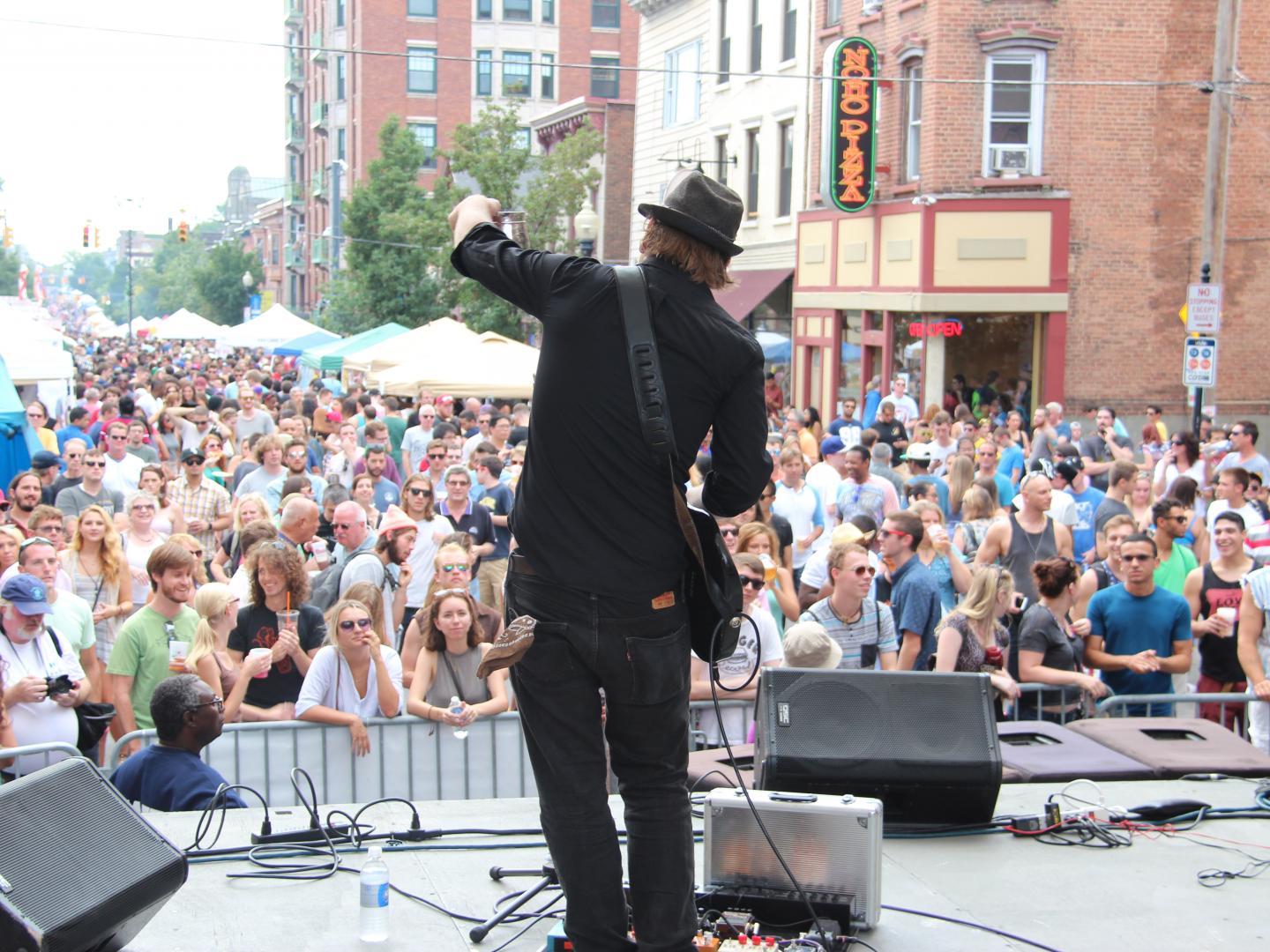 Live music during LarkFest in Albany, New York