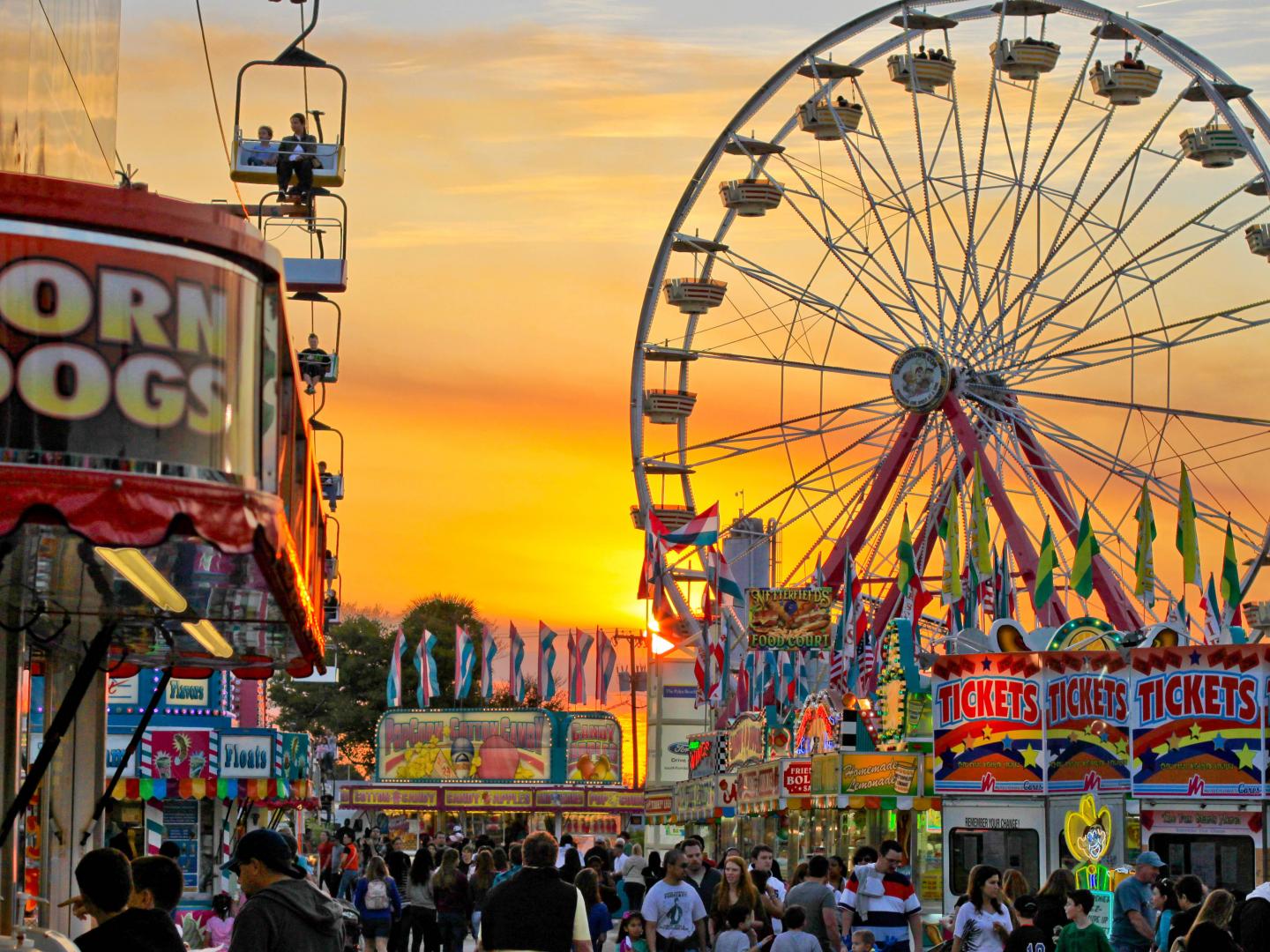 The South Florida Fair in West Palm Beach, Florida