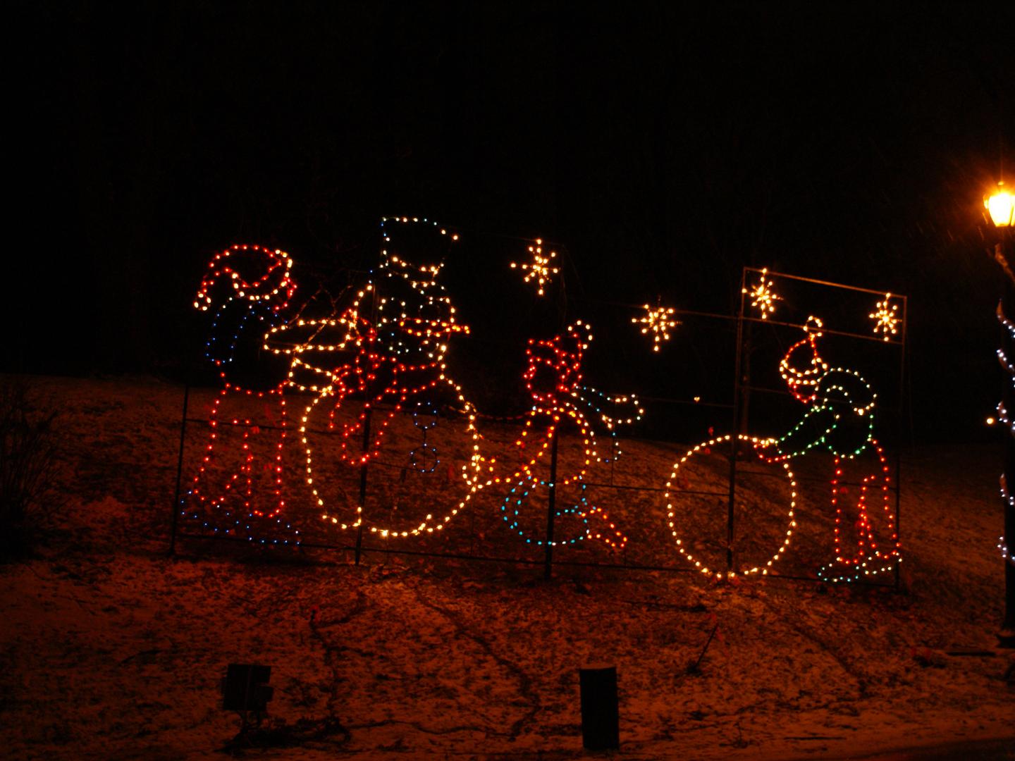 Lights display in Albany, New York, for Capital Holiday Lights in the Park