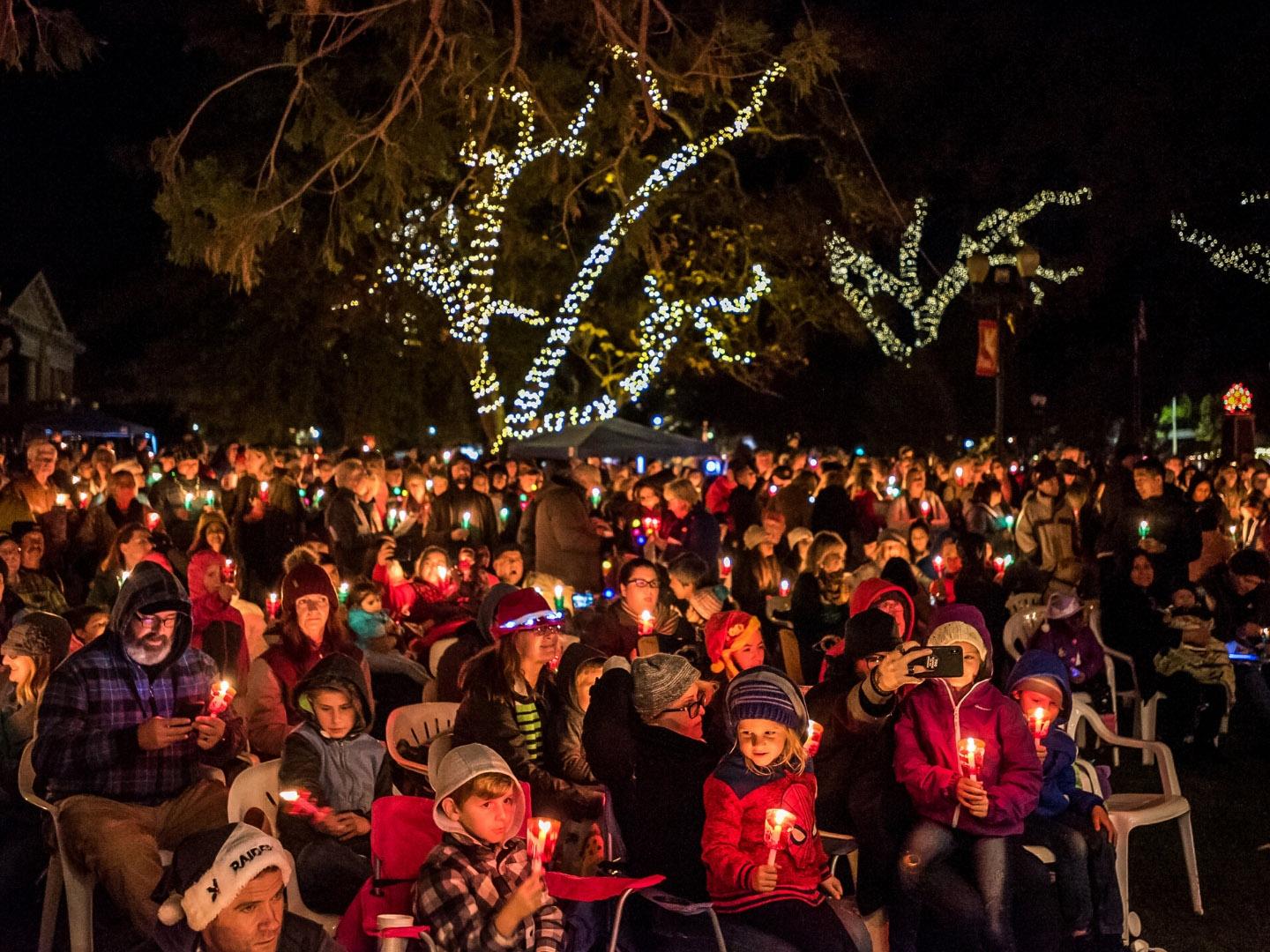 Light the Downtown holiday event in Paso Robles, California