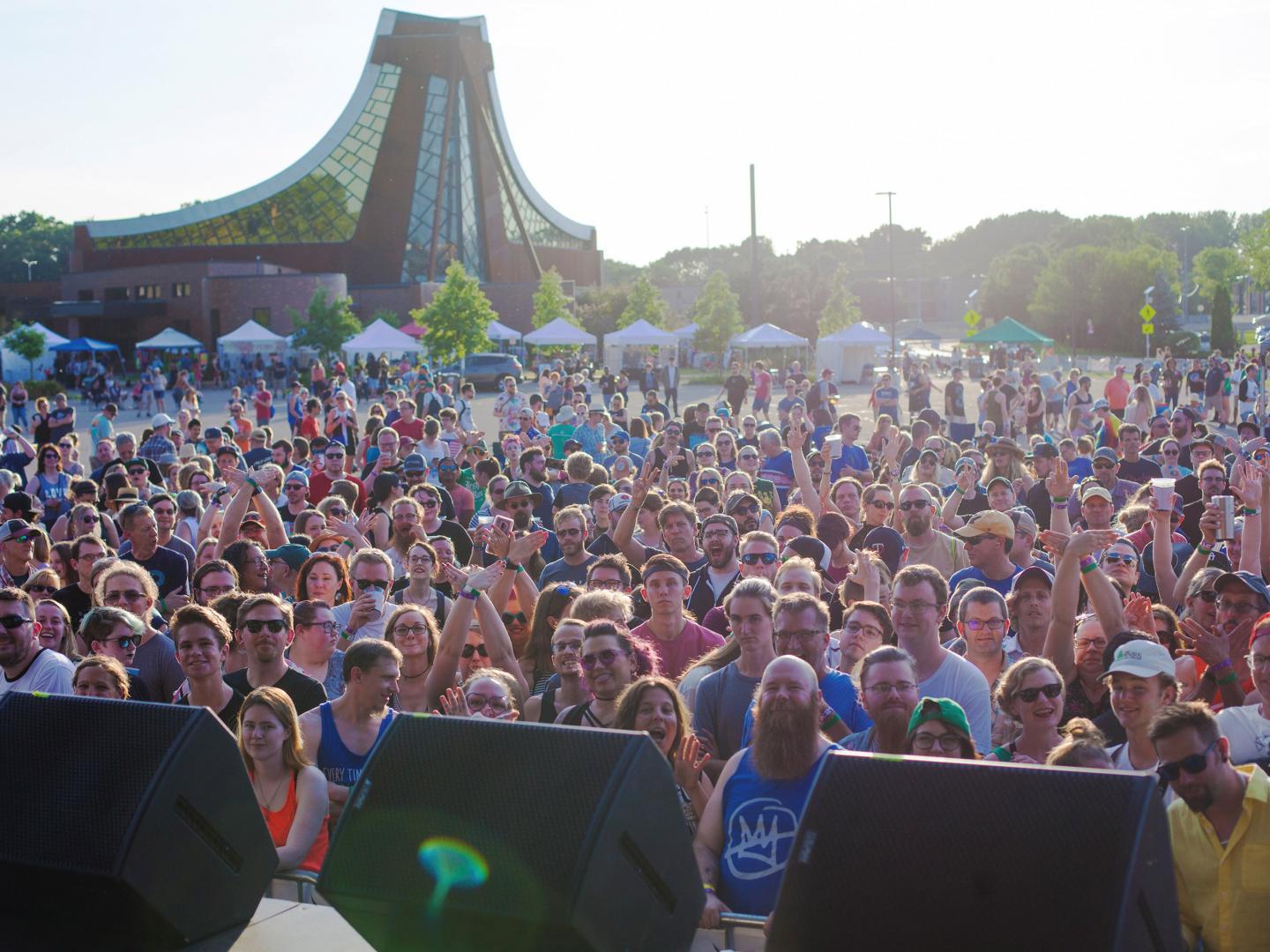 Common Sound Music Festival on the grounds of the Beth El Synagogue, St. Louis Park