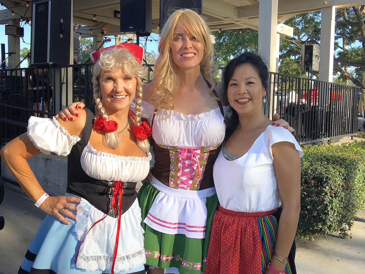 Participants enjoy Carlsbad Oktoberfest in Carlsbad, California