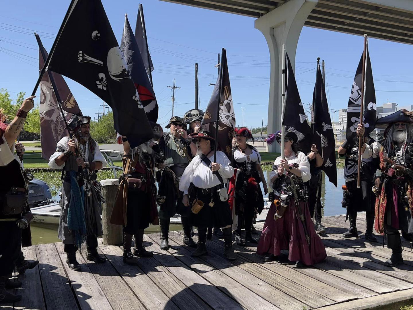 Célébration du Pirates and Boots Festival à Houma, Louisiane
