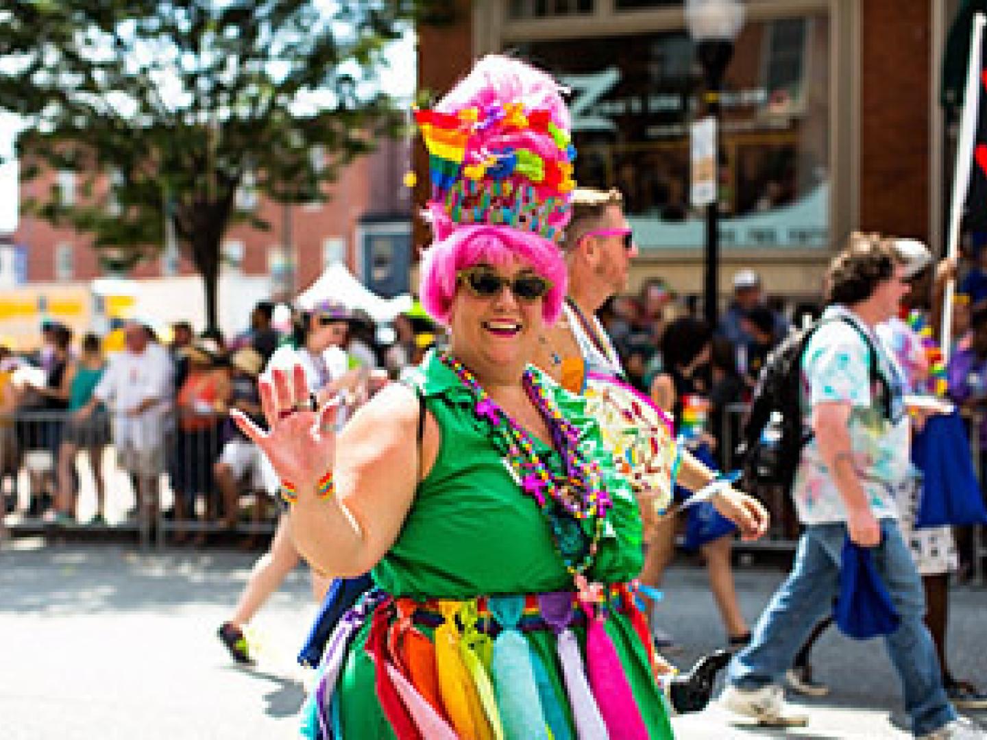 Festive fun at the annual Baltimore Pride Parade