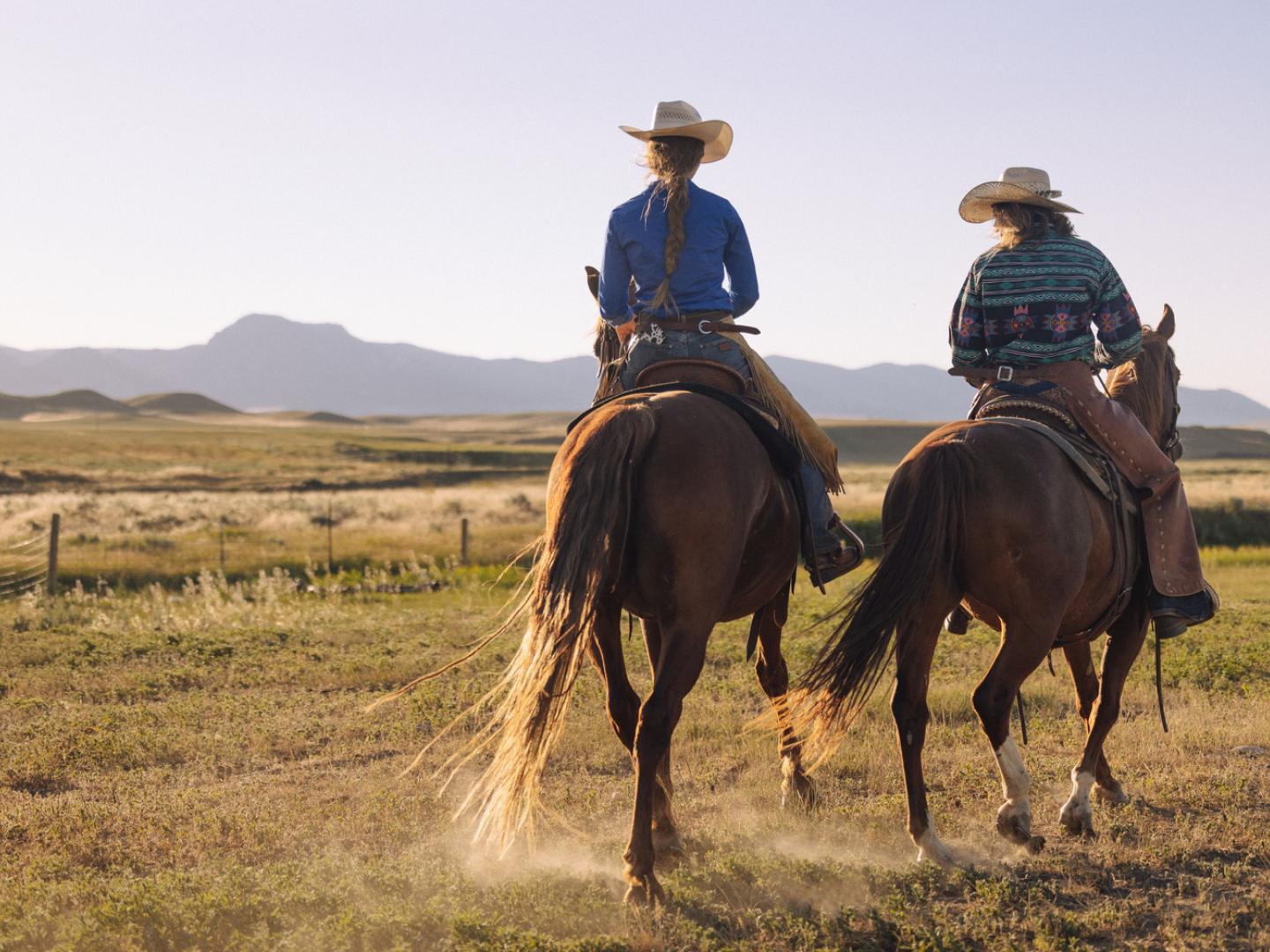 Passeio a cavalo no TA Ranch em Buffalo, Wyoming