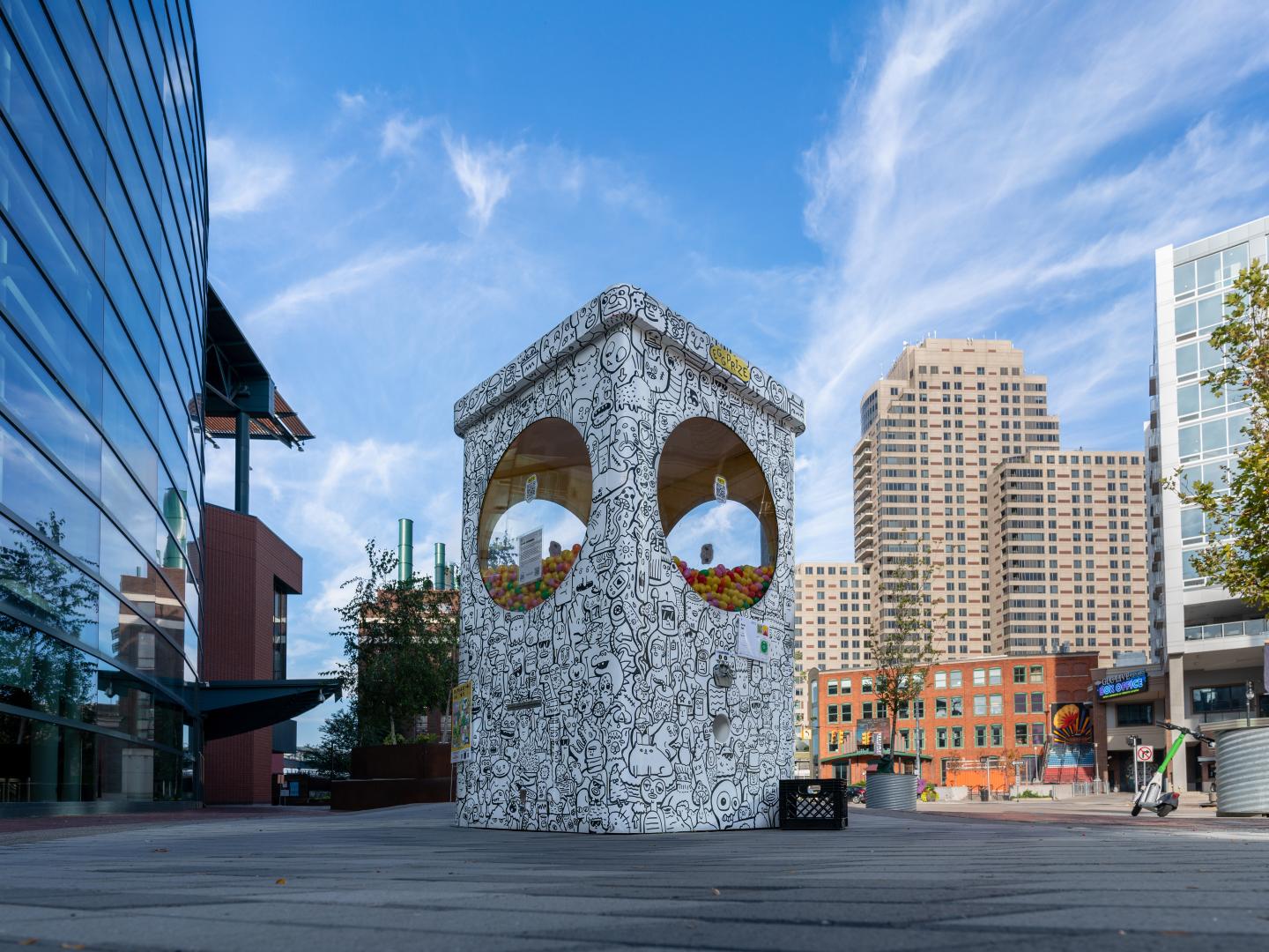 ミシガン州グランドラピッズで毎年開催されるアートプライズに展示されているアート