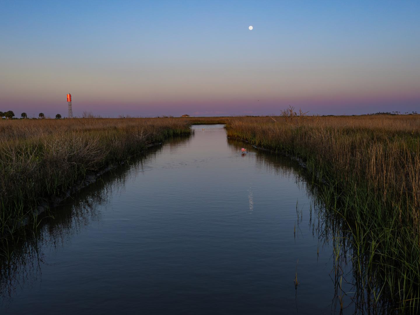 East End Lagoon Nature Preserve in Galveston, Texas