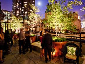 屋頂的紐約市景色