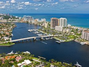 Aerial view of Fort Lauderdale, Florida