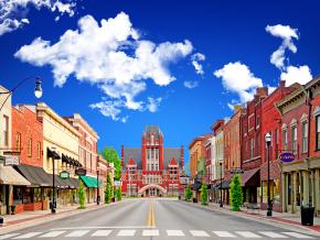 Beautiful day to explore downtown, home to more than 200 buildings on the National Register of Historic Places Beautiful day to explore downtown, home to more than 200 buildings on the National Register of Historic Places