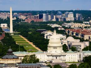 Washington, D.C., across the Potomac River from Virginia Washington, D.C., across the Potomac River from Virginia