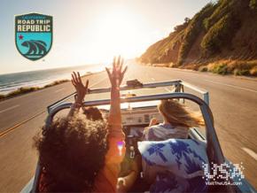 California Pacific Coast Highway road trip promotional image