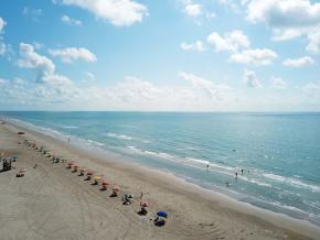 Stewart Beach in Galveston, Texas