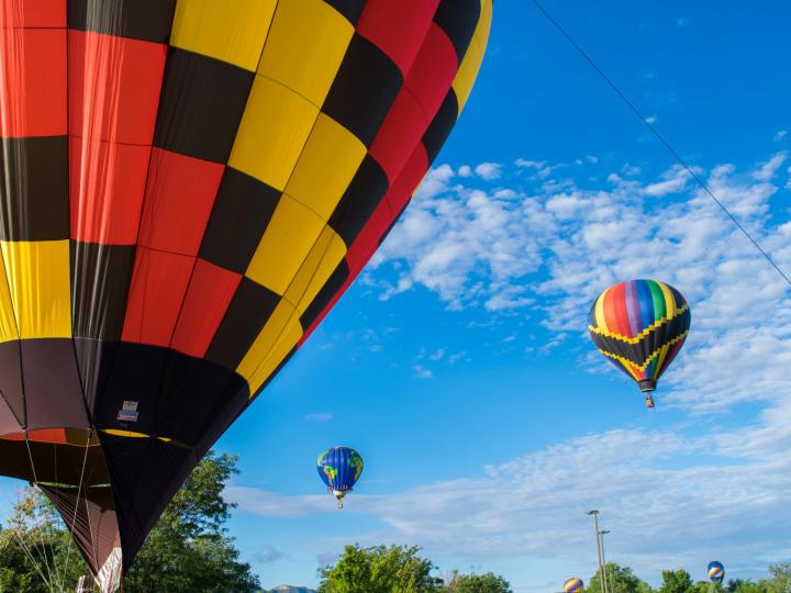 The Cortez Hot Air Balloon Rally’s colorful entrants