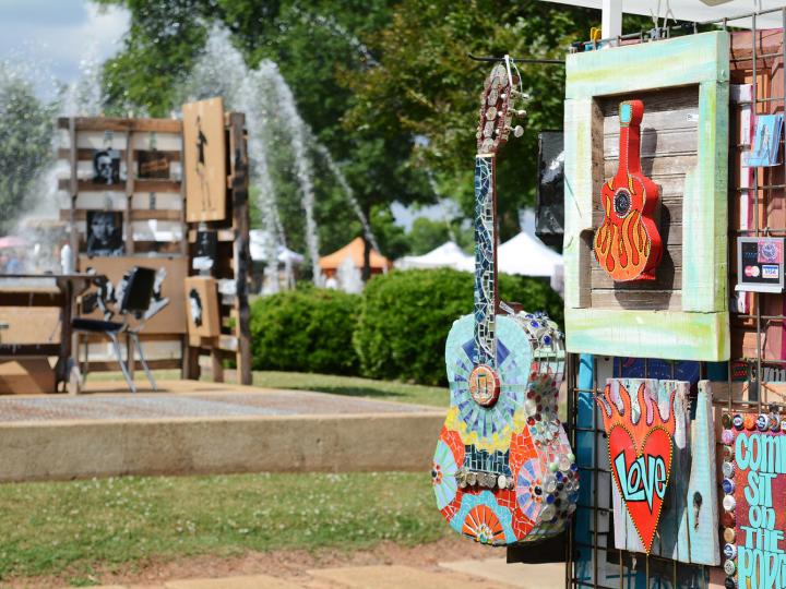 Colorful and creative artwork on display at Arts Alive in Florence