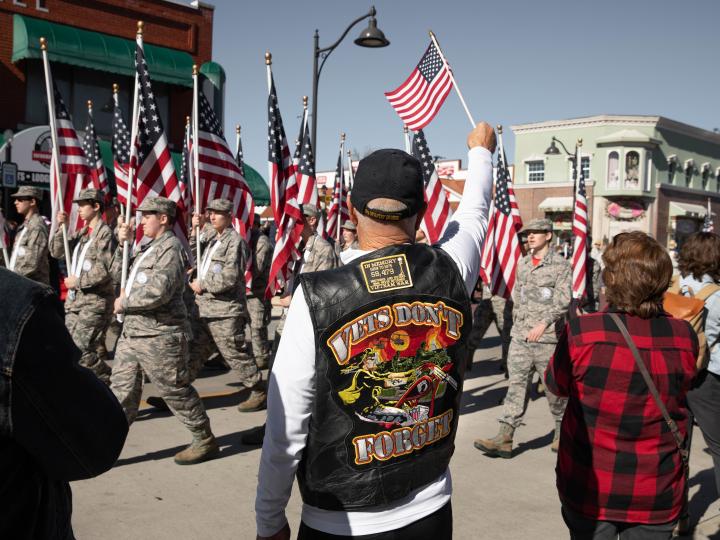 Veterans' Parade in Branson, Missouri