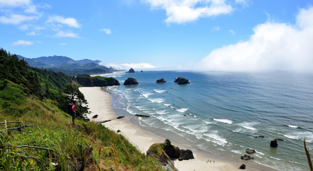 俄勒冈海岸的壮丽景致 俄勒冈海岸的壮丽景致