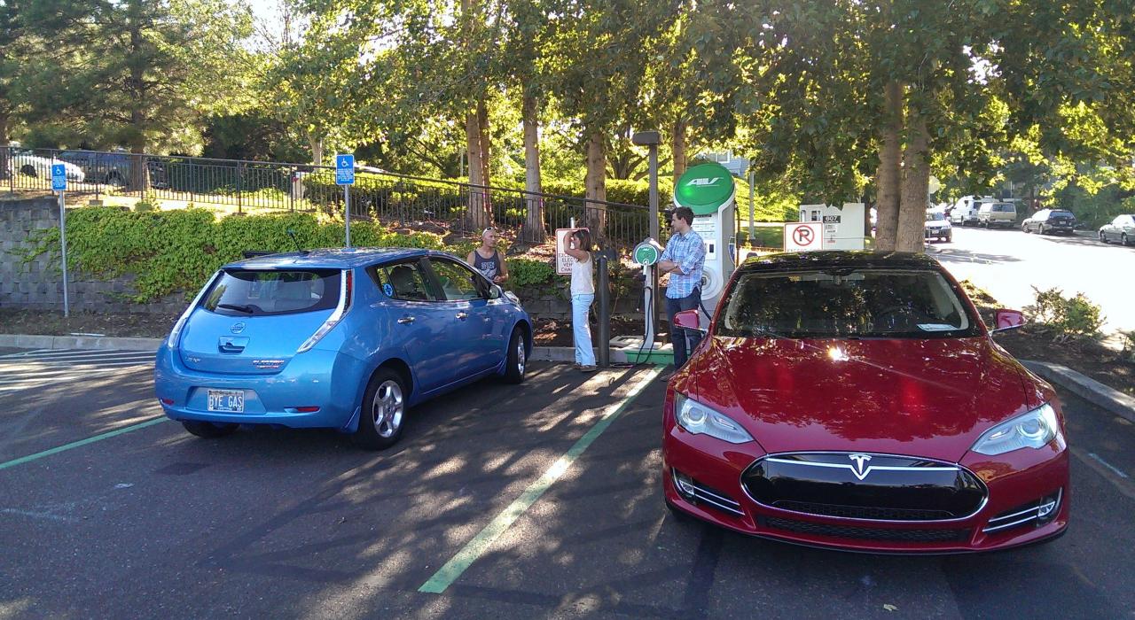 Ladestation für Elektroautos in Oregon