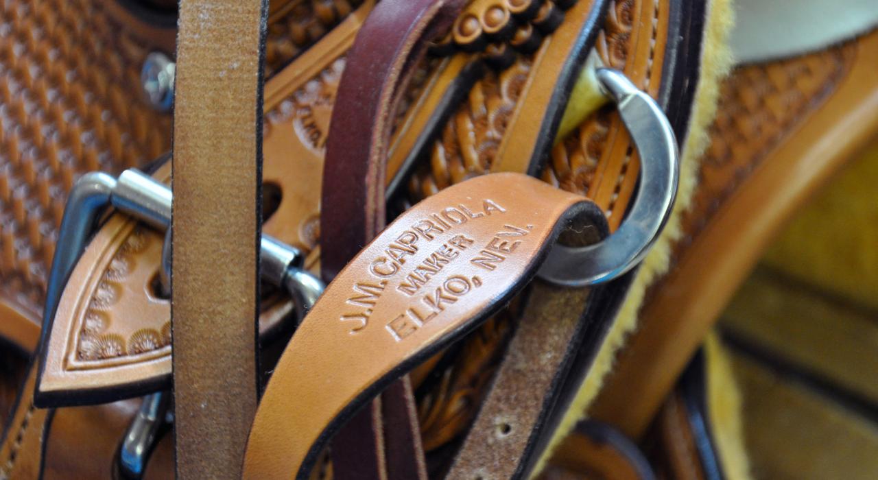Tack at J.M. Capriola Saddle Company in Elko, Nevada