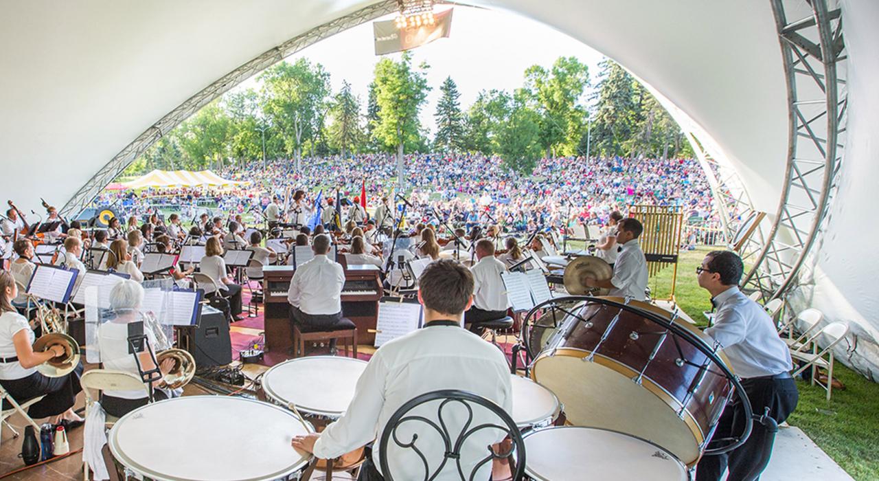 Symphony in the Park, an annual summertime event in the city