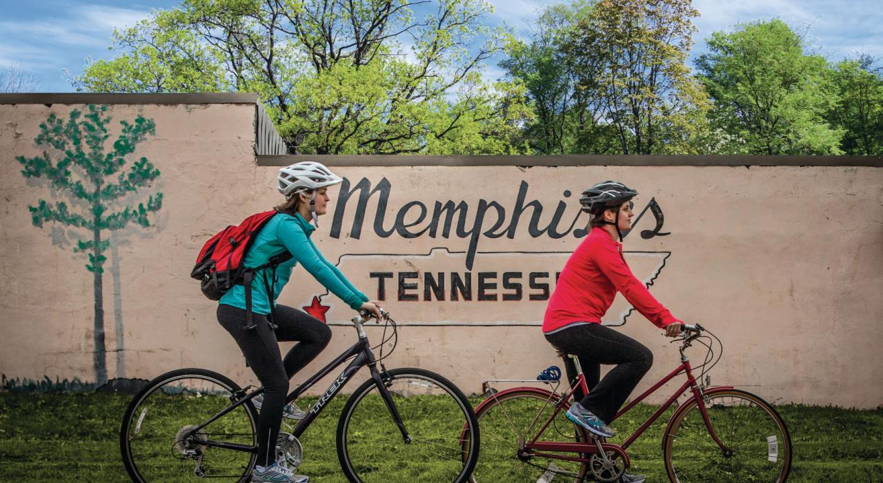 Explorando la Memphis Greenline en bicicleta