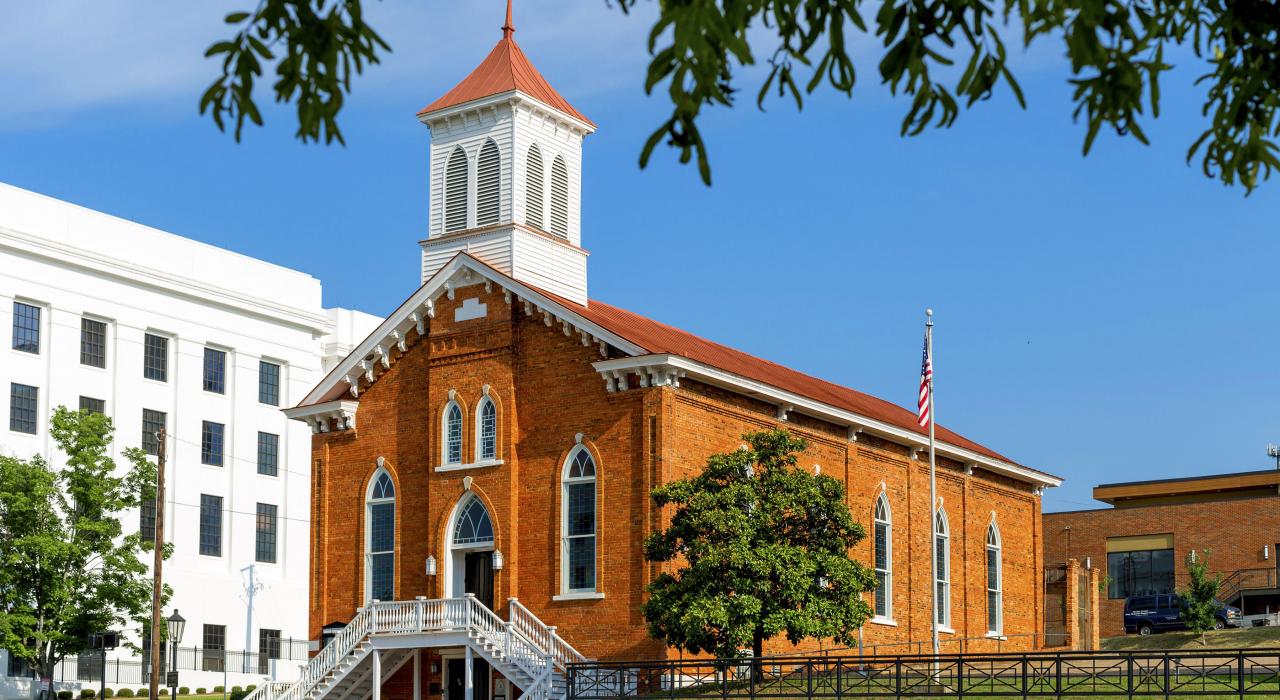 Dexter Avenue King Memorial Baptist Church, where the Rev. Martin Luther King Jr. preached