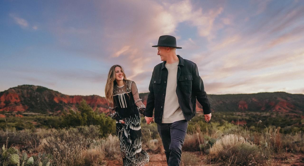 ラボック郊外のキャップロックキャニオン州立公園の散策